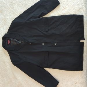 Merona Men's Wool Blend Long Dress Coat XXL